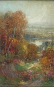 Autumnal Landscape by Thomas Bromley Blacklock