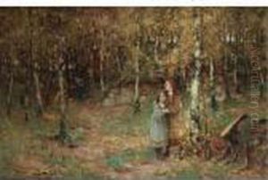 Through The Wood by Thomas Bromley Blacklock