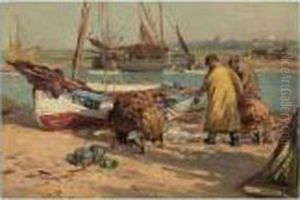 Landing The Catch by William Kay Blacklock