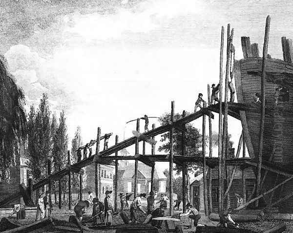 Preparation for War to Defend Commerce 1800 - view 1