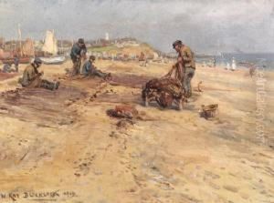Mending Nets, Southwold Beach Mending Nets, Southwold Beach