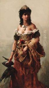 An Amazon by Gottlieb Biermann