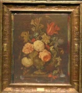 Floral Still Life by Jean Baptiste Belin de Fontenay