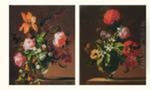 Bouquets De Fleurs by Jean Baptiste Belin de Fontenay