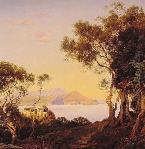 Italianate Landscape by Janus Andreas Bartholin La Cour