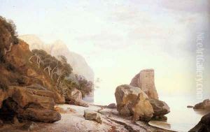 Rocks Along the Shore by Janus Andreas Bartholin La Cour