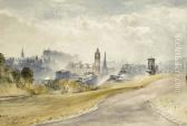 Edinburgh From The Carton Hill - view 1