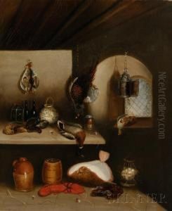 Still Life With Fish And Game In A Larder