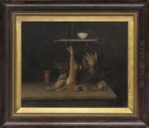 Game Hanging In A Larder