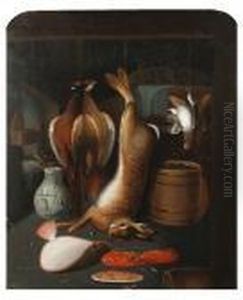 Fish And Game In A Larder by Benjamin Blake