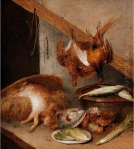 Still Life With Dead Game by Benjamin Blake