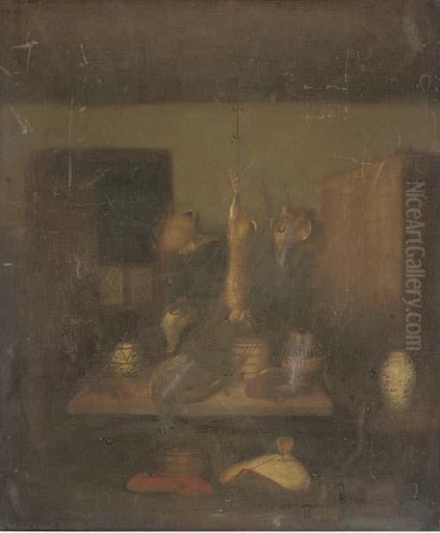 Game In A Larder; And A Hare With Other Game - view 1
