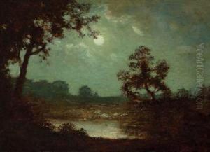 Landscape At Moonlight by Ralph Albert Blakelock