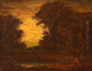 Landscape At Dusk by Ralph Albert Blakelock