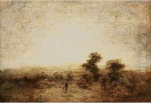 Lone Figure In A Landscape