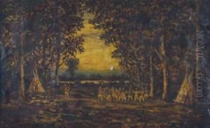 Native American Encampment by Ralph Albert Blakelock