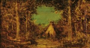 Indian Encampment by Ralph Albert Blakelock