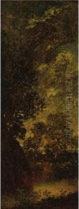 Landscape With Pond, East Orange, New Jersey by Ralph Albert Blakelock