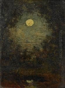 Full Moon Through The Woods by Ralph Albert Blakelock