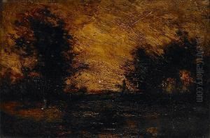 Indian On Horseback by Ralph Albert Blakelock