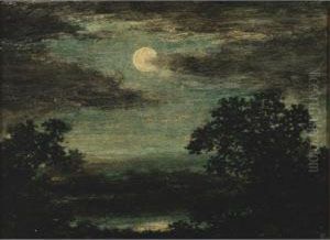 Moonlight On The River by Ralph Albert Blakelock