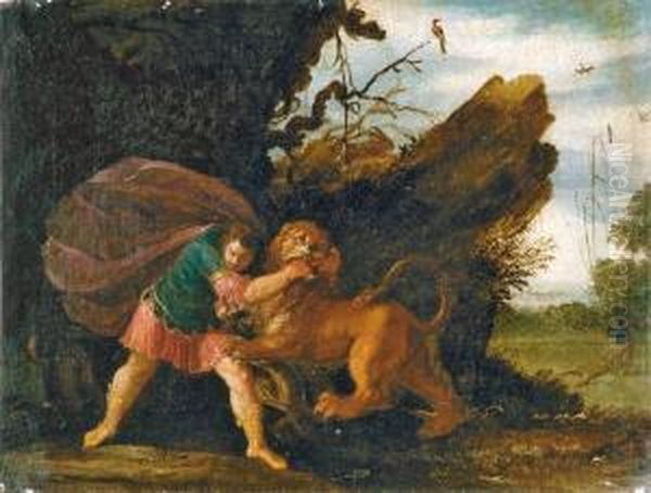 Samson Et Le Lion - view 1