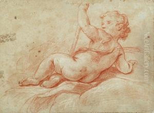 Zugeschrieben Liegender Putto - view 1