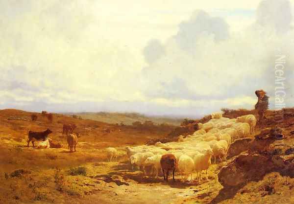 A Shepherd and his Flock - view 1