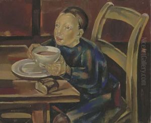 L'enfant Au Bol, Or La Tasse De Chocolat