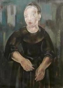 Portrat Eines Madchens. by Maria Blanchard