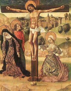 Crucifixion c. 1500 by Master of Budapest
