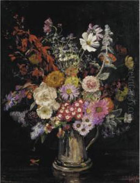 Flowers In A Tankard - view 1