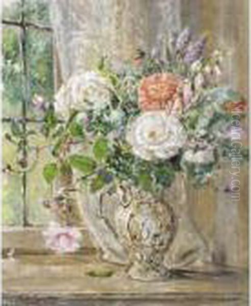 Roses On Window Sill - view 1