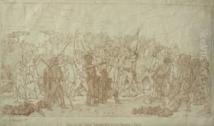 Esquicio Del Cuadro Juramento De Los Treinta Y Tres by Juan Manuel Blanes