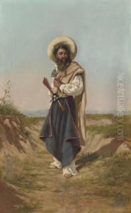 Untitled (gaucho Con Trabuco) by Juan Manuel Blanes