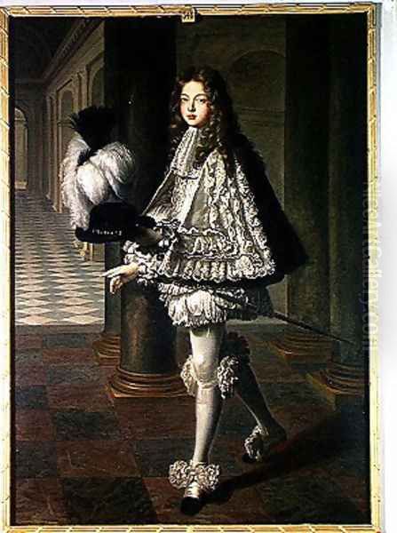 Louis Alexandre de Bourbon, Count of Toulouse in the Costume of a Novice of the Order of the Holy Spirit, 1693 - view 1