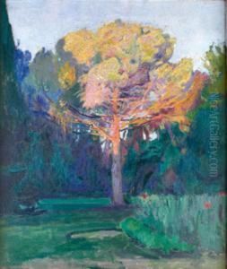 Atardeciendo En El Jardin by Pedro Blanes Viale