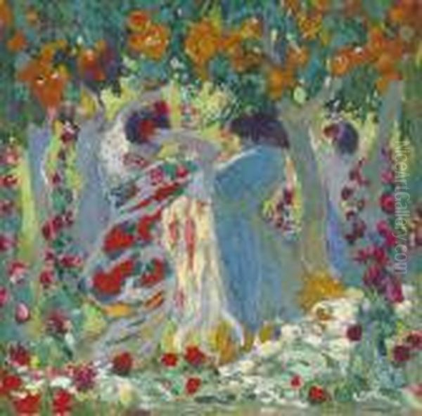 Femme Sous Les Orangers - view 1