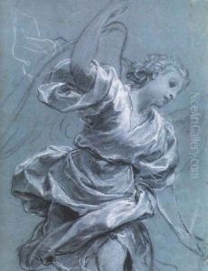 Angel by Louis de, the Younger Boulogne