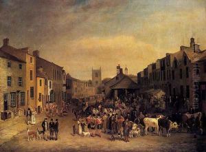 The Skipton Fair Of 1830 by Thomas Burras