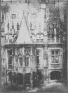 Detail De La Facade Du Palais De Justice De Rouen