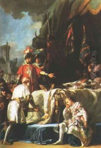 Respect for Virtue: Honours Bestowed on Constable Du Guesclin by the Town of Randon by Nicolas Guy Brenet