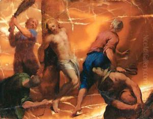 The Flagellation by Domenico Brusasorzi