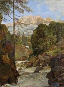 "motive From Schladming With Dachstein" by Tina Blau