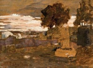 Blick Auf Rom Vom Palatin Aus by Tina Blau