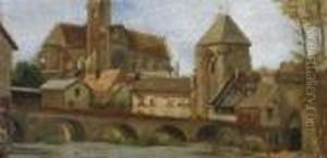 Blick Auf Moret Sur Loigne. by Tina Blau