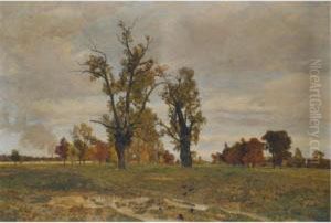 Ein Herbstlicher Nachmittag Im Prater (autumn In The Prater, Vienna) by Tina Blau