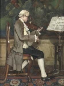 The Violin Player by David Bles