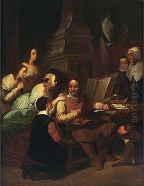 Cromwell Sa Famille Intercede Pour Charles I - view 1
