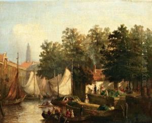 Zonnige Dag In Hollands Havenstadje